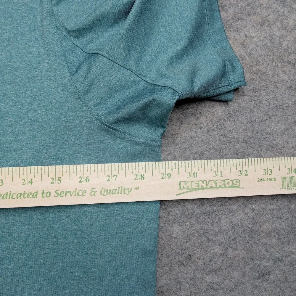 Duluth Trading Polo Shirt Mens 3XL Green‎ Solid Stretch Tagless Pocket Top